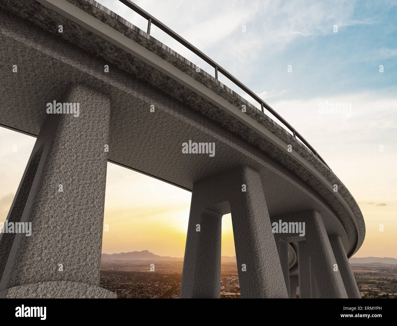 Freeway Low View Freeway span view from low angle Stock Photo - Alamy