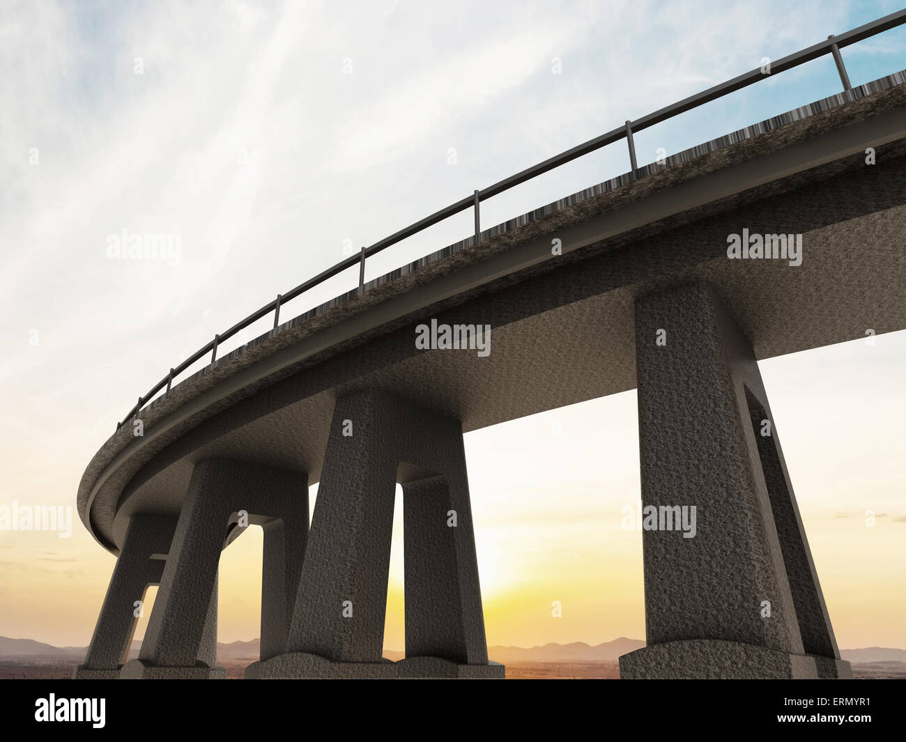 Freeway Low View Freeway span view from low angle Stock Photo - Alamy