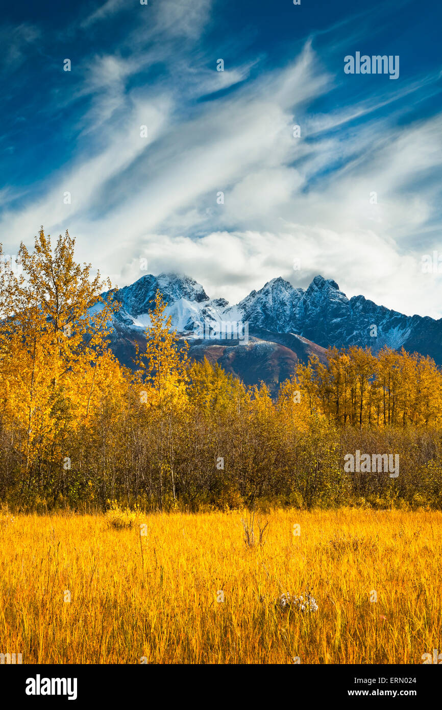 Alaska,Anchorage,Scenic,Chugach State Park Stock Photo