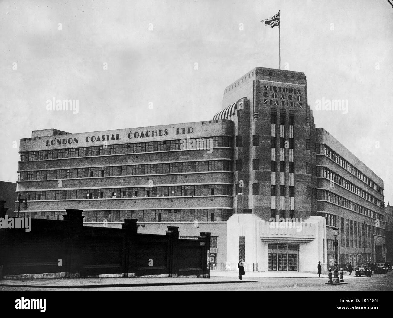 Exterior view of Victoria Coach Station in Central London, March Stock  Photo - Alamy