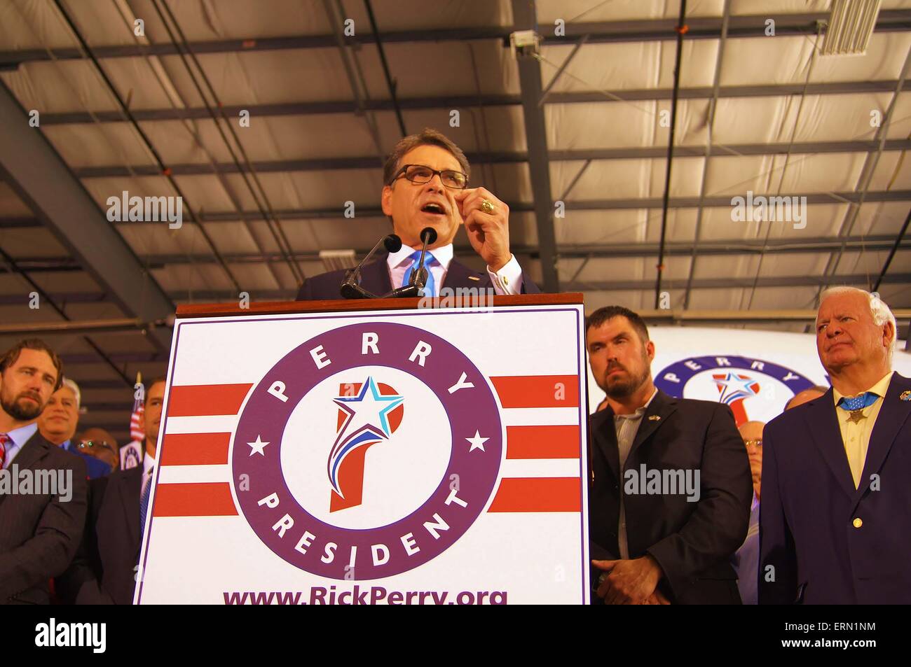 Addison, Texas, USA. 4th June, 2015. Former Texas Governor Rick Perry ...