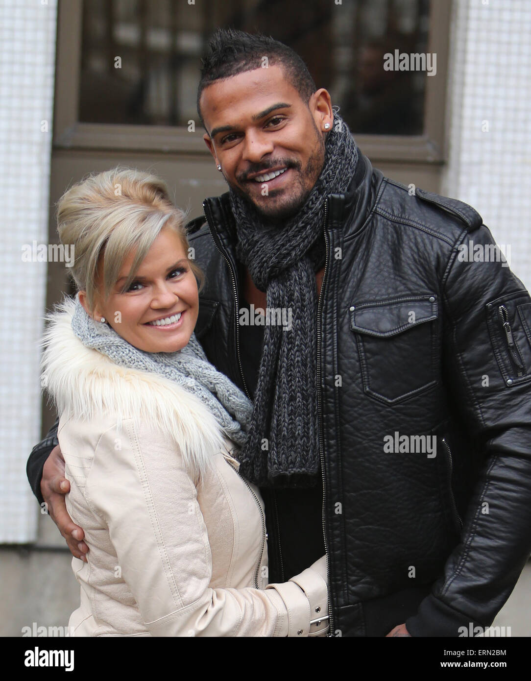 Kerry Katona and husband, George Kay outside the ITV studios Featuring ...