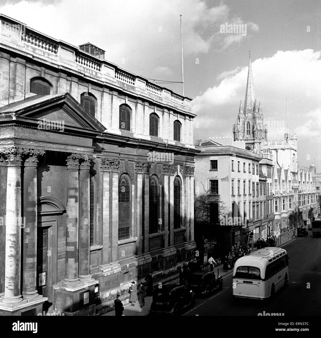 High Street, Oxford, circa 1953 Stock Photo