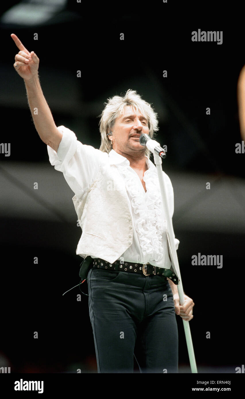 Rod Stewart Rocker Rock star Rod Stewart performs some of his most famous hits during a ...