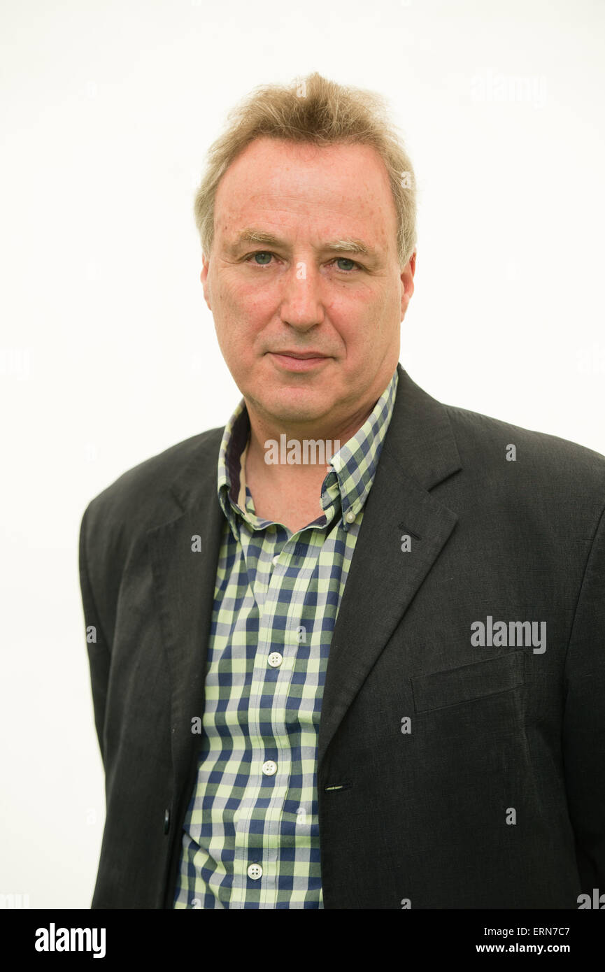 SIMON SZRETER, economic historian and academic activist, at the Hay Literature Festival, Wednesday May 27 2015 Stock Photo