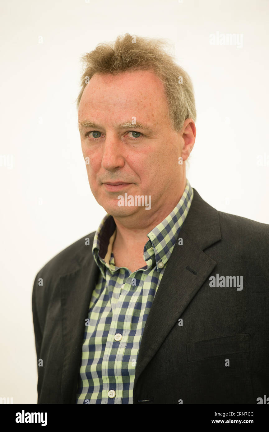 SIMON SZRETER, economic historian and academic activist, at the Hay Literature Festival, Wednesday May 27 2015 Stock Photo