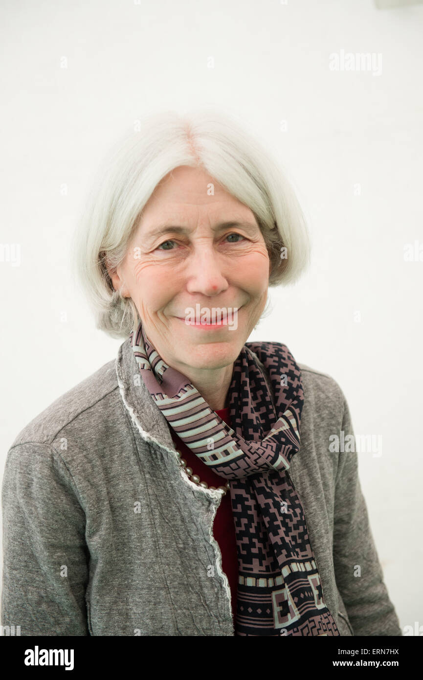 Emma Rothschild,  British economic historian who is a Professor of History at Harvard University. She is also the director of the Joint Centre for History and Economics at Harvard University and an honorary Professor of History and Economics at the University of Cambridge.  Hay Literature Festival 2015 Stock Photo