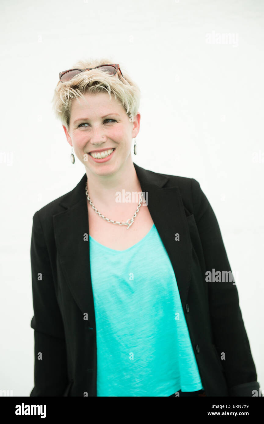 CAROLINE CRIADOPEREZ at the Hay Literature Festival 2015 Stock Photo
