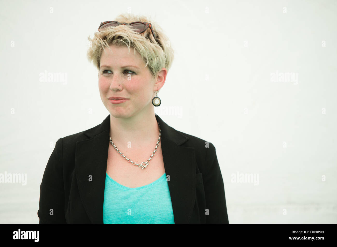 CAROLINE CRIADOPEREZ at the Hay Literature Festival 2015 Stock Photo