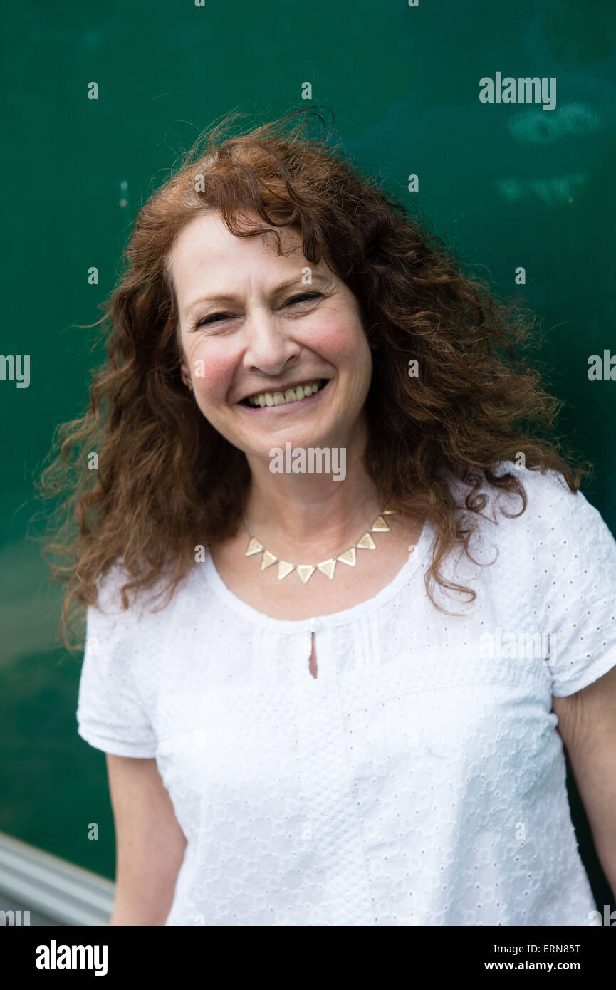 Claire Freedman, children's writer author, at the Hay Literature Festival 2015  Saturday May 23 2015 Stock Photo