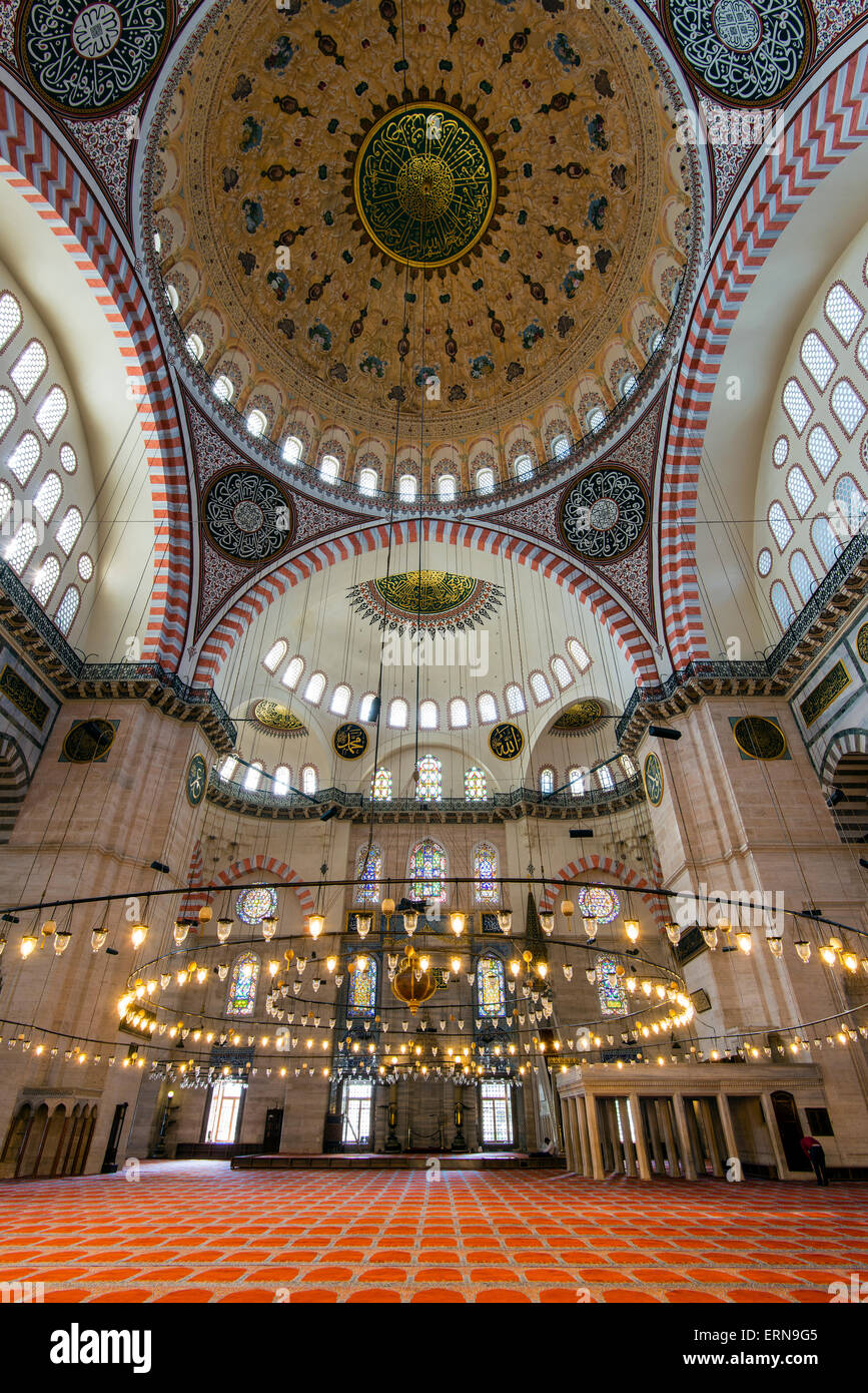 Interior Of Suleymaniye Mosque Stock Photos Interior Of