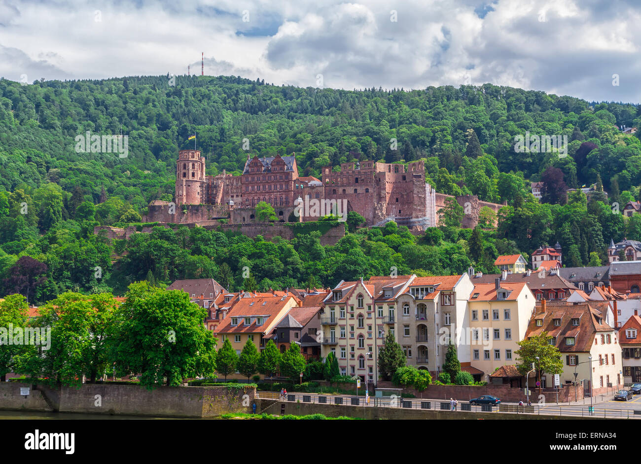 view of Heidelberg city, Germany Stock Photo