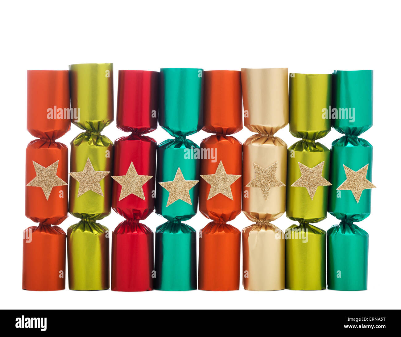 A group of Christmas Crackers Stock Photo Alamy