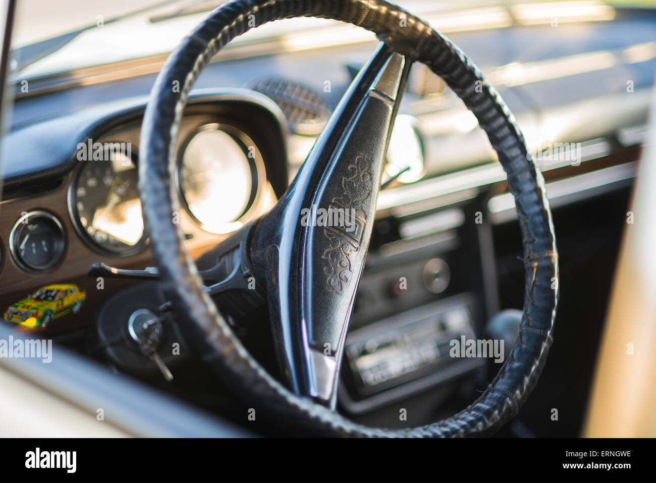 Old Soviet car Lada 1600 (VAZ-2106) (1300) (salon Stock Photo - Alamy