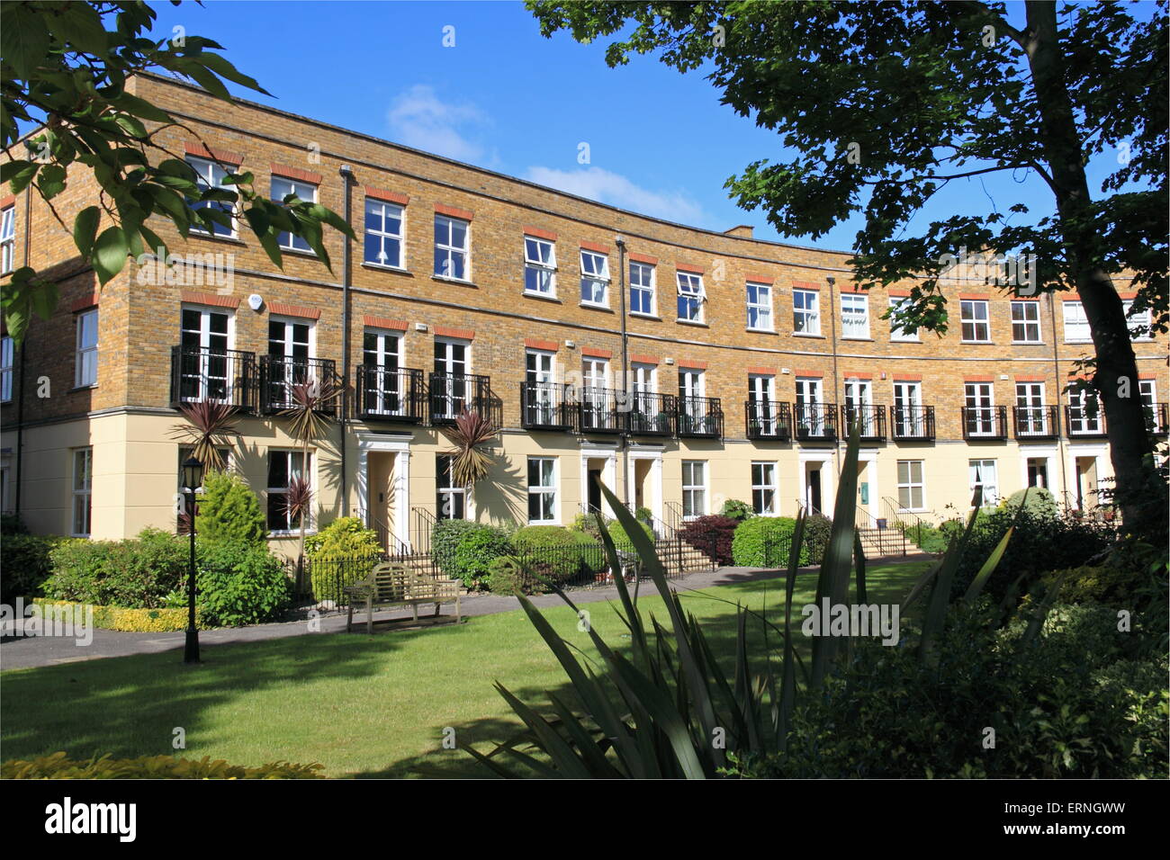 Hampton Court Crescent, East Molesey, Surrey, England, Great Britain, United Kingdom, UK, Europe Stock Photo