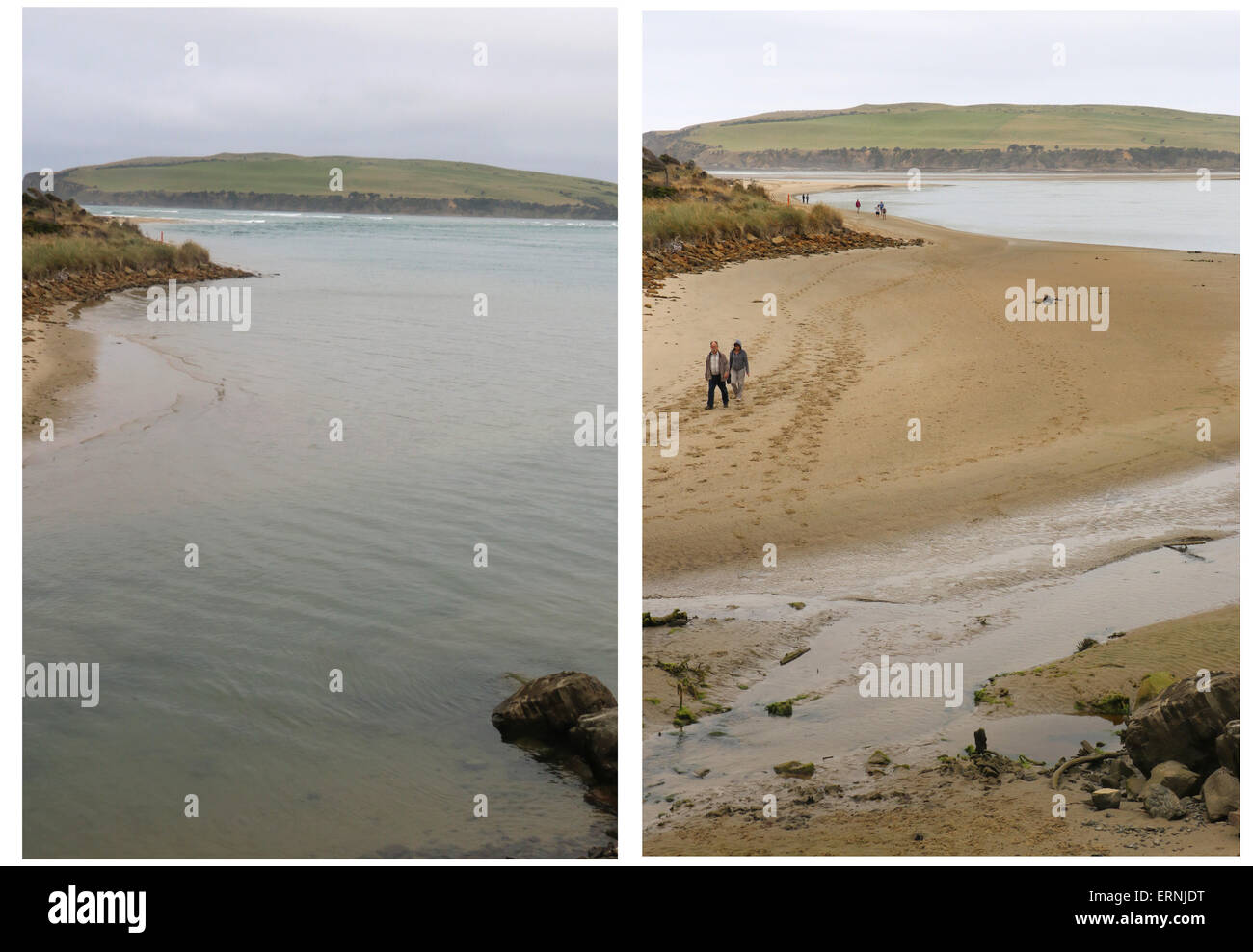 High tide low tide hi-res stock photography and images - Alamy