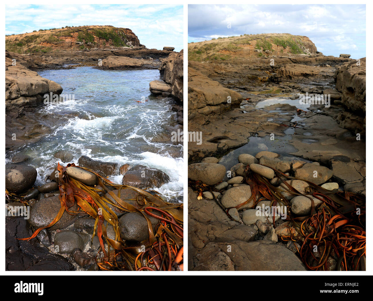 High tide low tide hi-res stock photography and images - Alamy