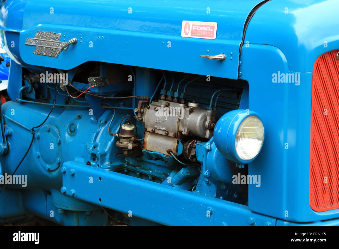 The engine of a Power Fordson Major tractor Stock Photo Alamy