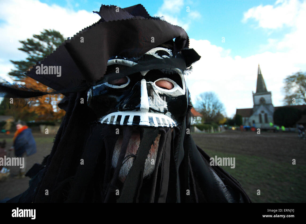Morris dancers perform in Surrey, England Stock Photo