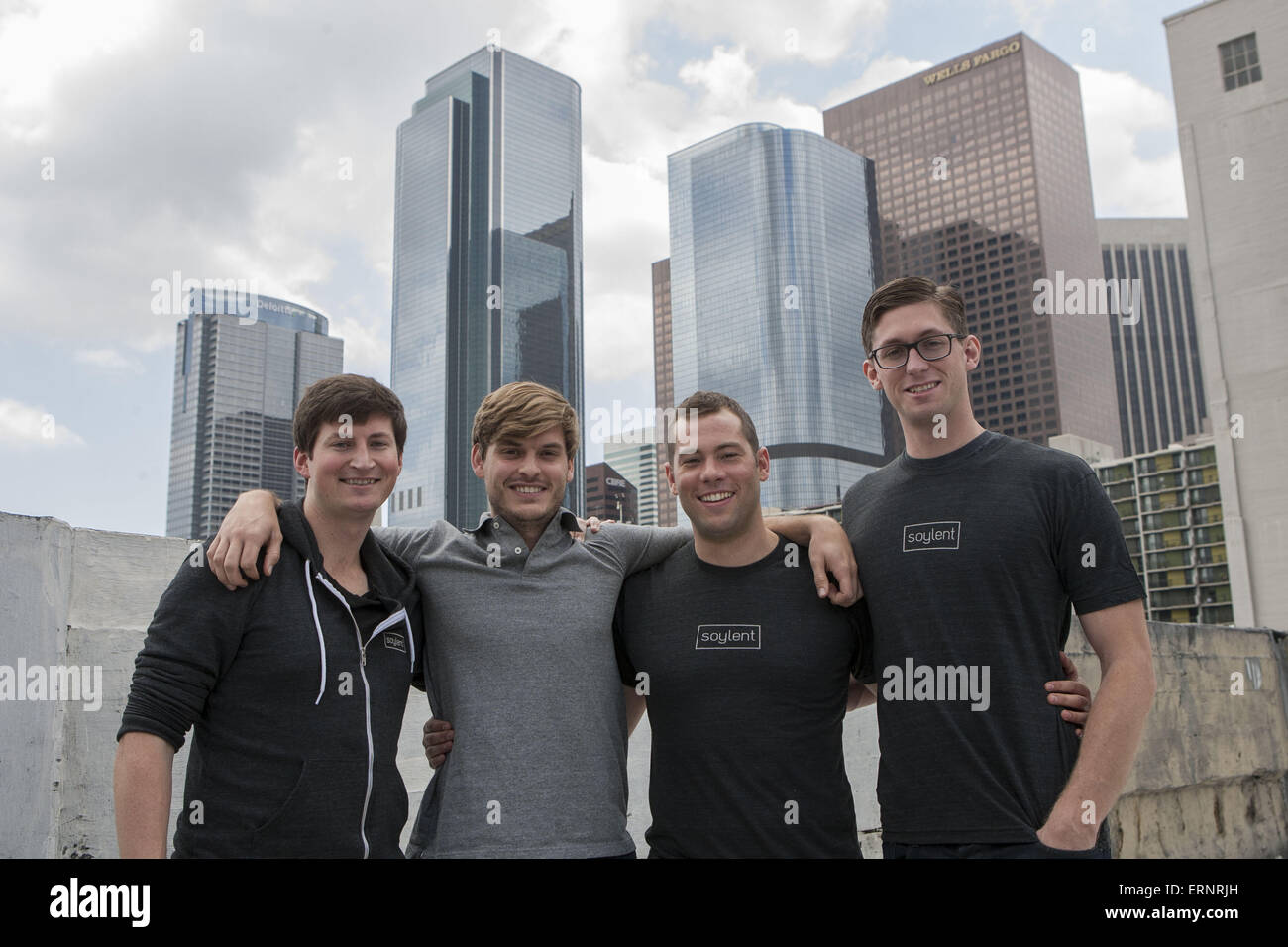 Dave Renteln Los Angeles, California, USA. 18th May, 2015. From L to R, Rob ...