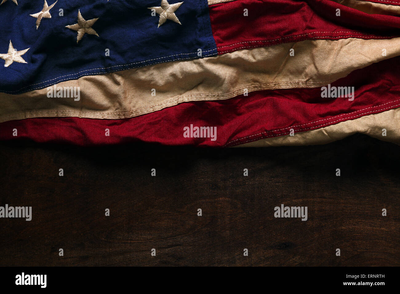 Old American flag background for Memorial Day or 4th of July Stock ...