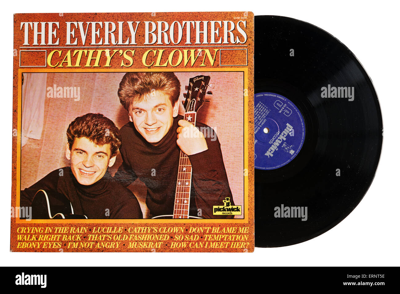 Everly Brothers album Cathy's Clown Stock Photo