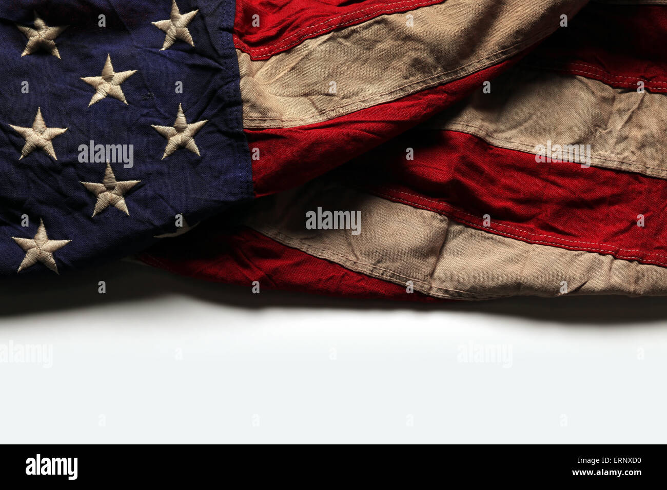 Old American flag background for Memorial Day or 4th of July Stock ...