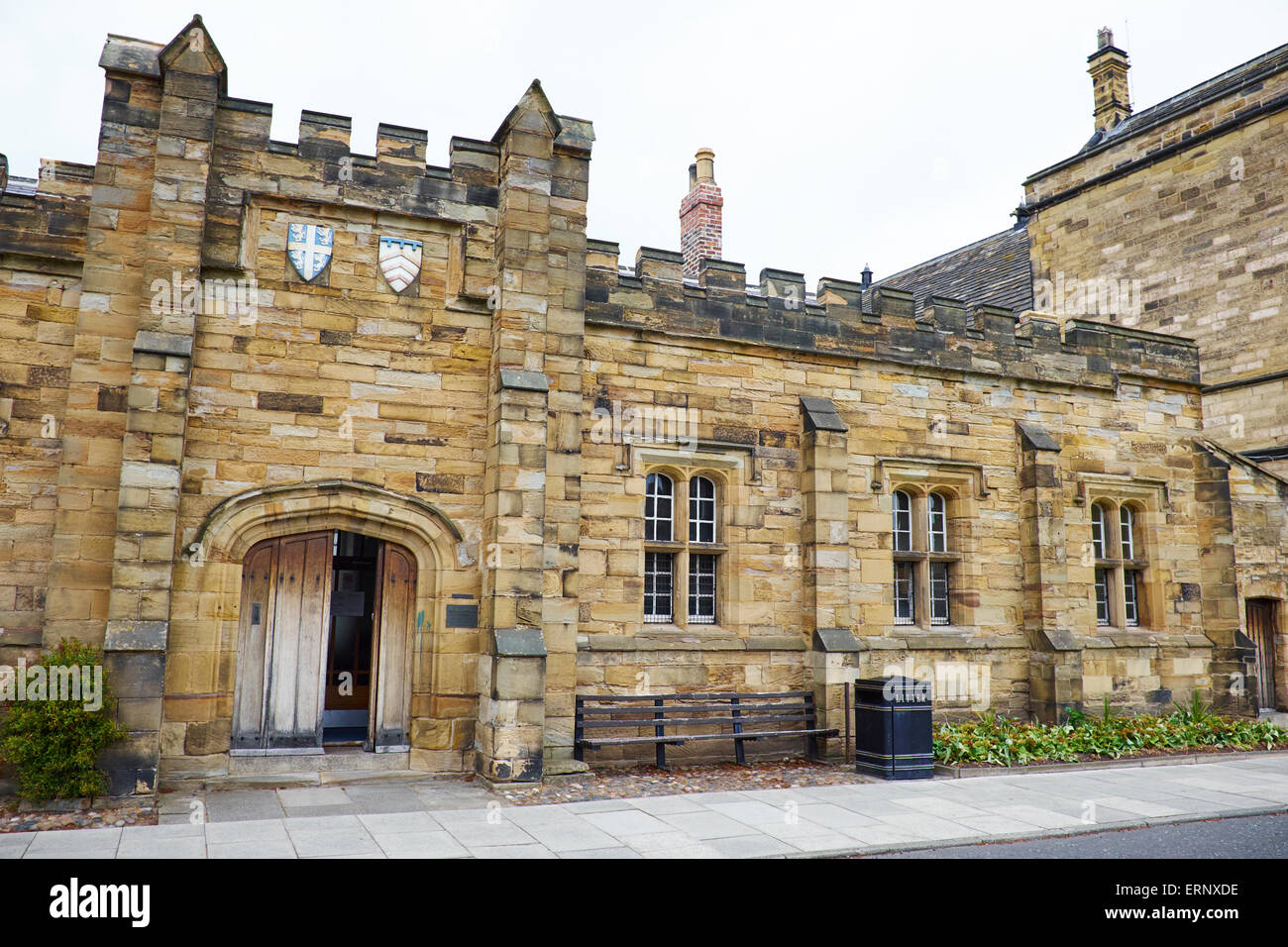 The Old Registry Now The University Library But Was Once A County Court House Palace Green Durham UK Stock Photo