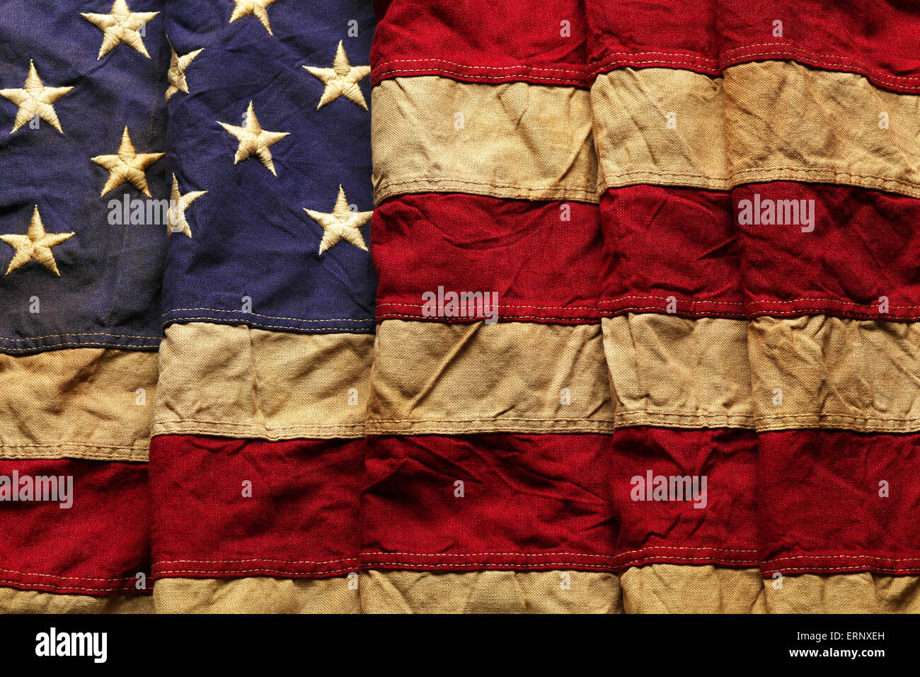 Old American flag background for Memorial Day or 4th of July Stock ...