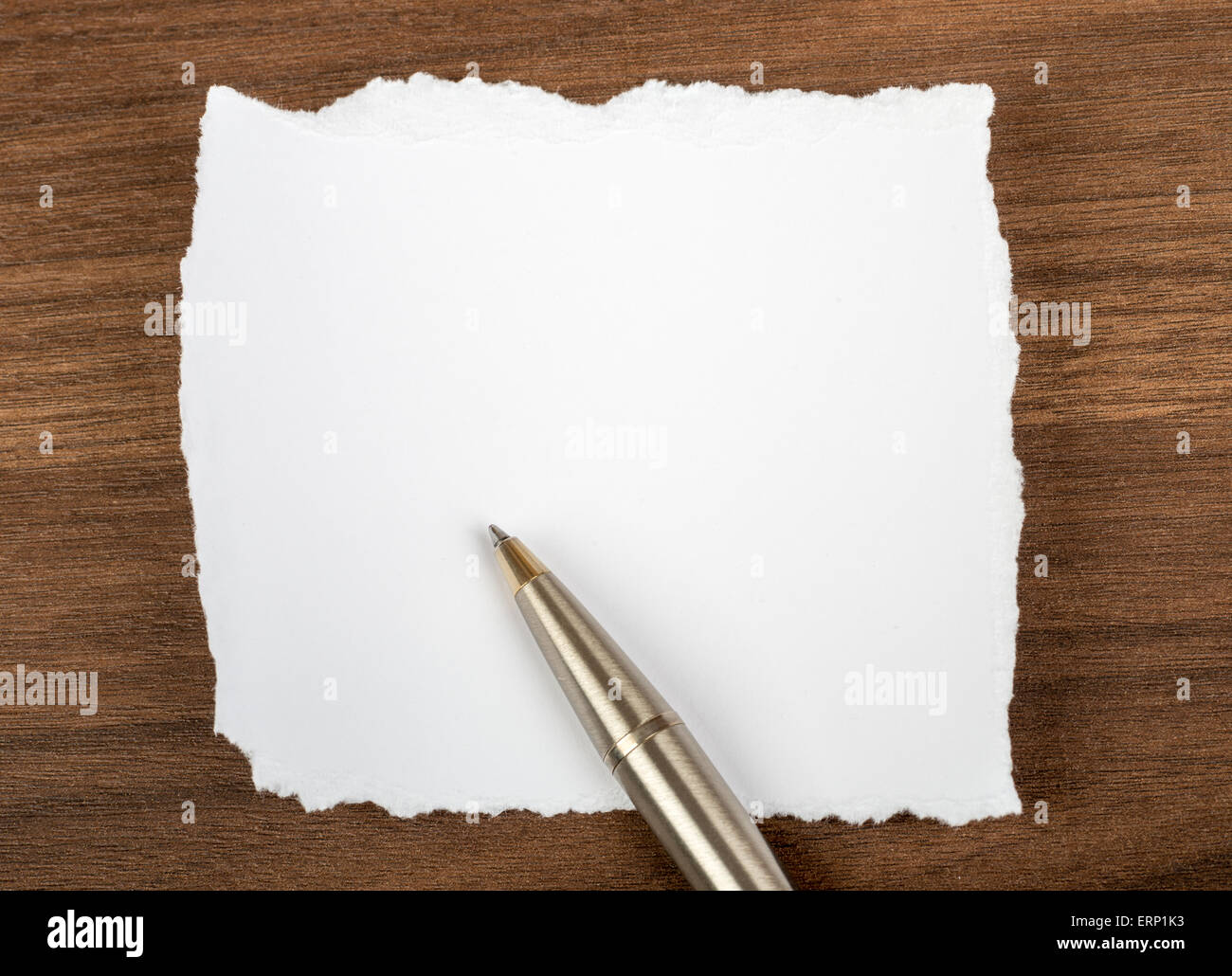 White blank piece of paper Stock Photo Alamy