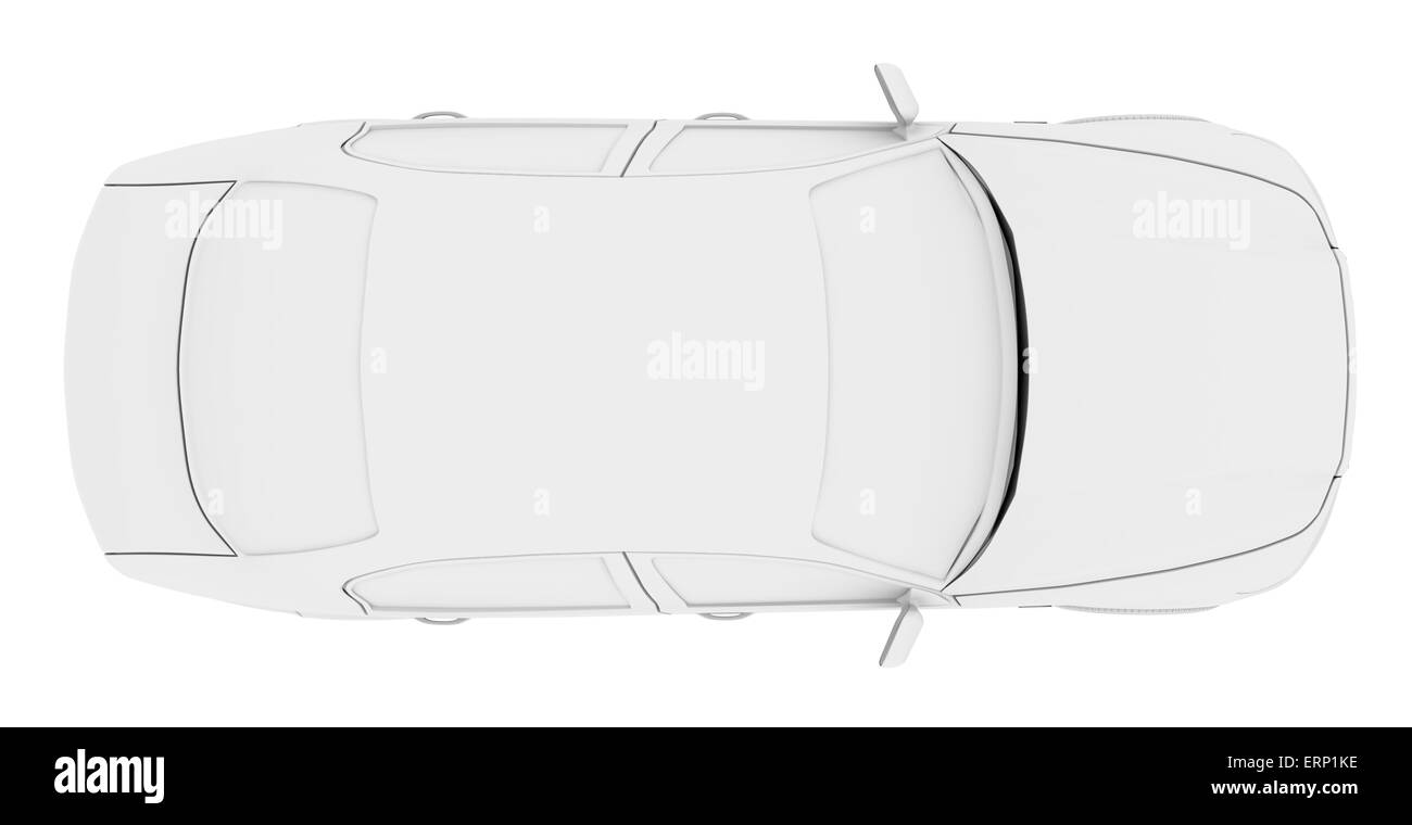 White car model Stock Photo