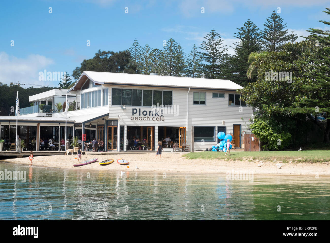 Sydney Restaurant And Cafe Plonk By The Water At Middle Harbour On Sydney S Northern Beaches New South Wales Australia Stock Photo Alamy