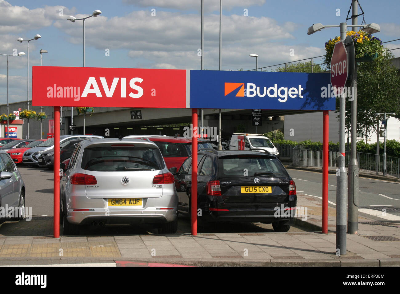 AVIS BUDGET CAR HIRE Stock Photo