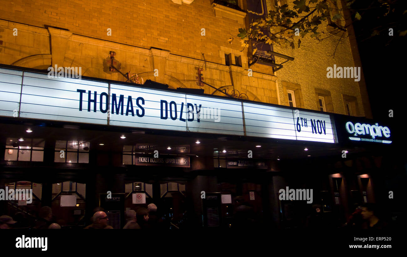 THOMAS DOLBY CONCERT AT THE SHEPHERDS BUSH EMPIRE IN LONDON Stock Photo