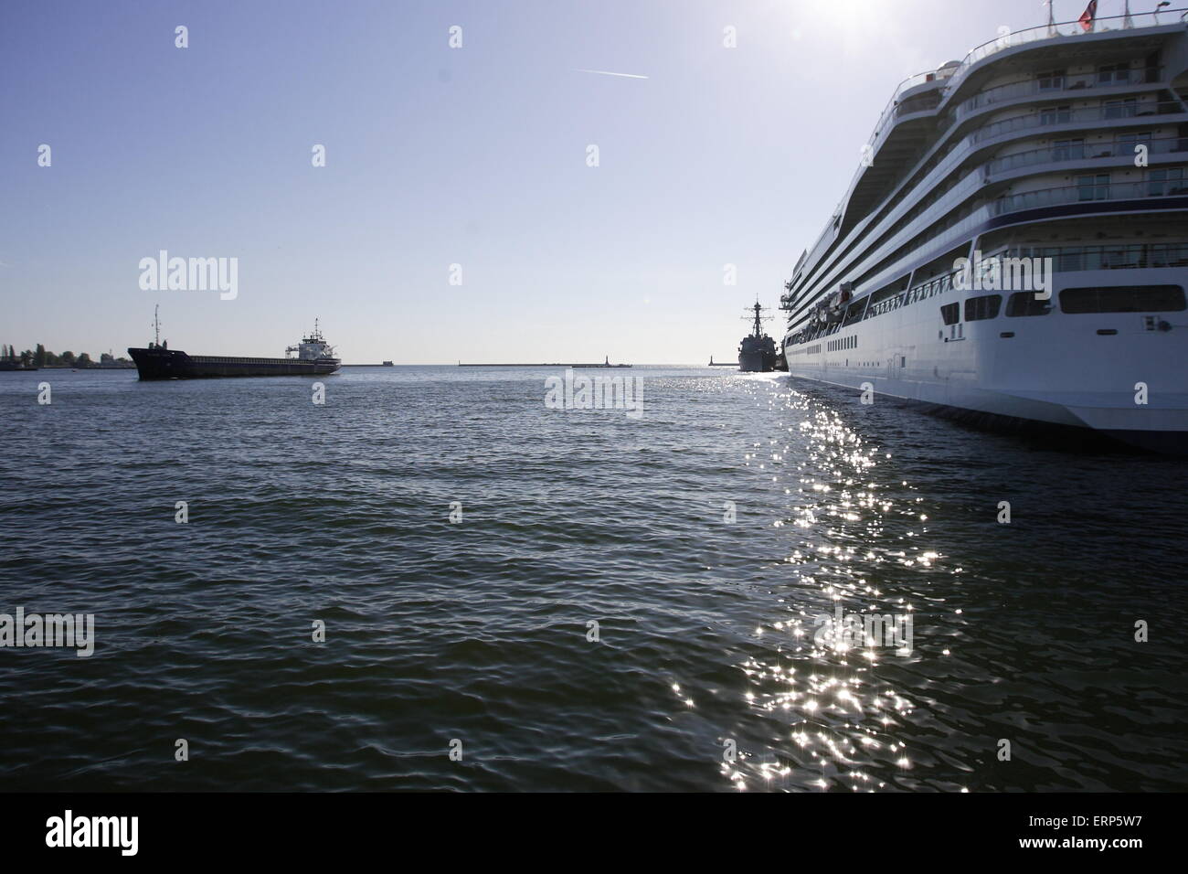 Gdynia,Poland, 6th, June 2015 The Viking Star criuse ship under the Norwegian flag sits at Gdynia port. The ship is  228 metres long and 29 metres wide. It can take 930 passangers and has 602 crew members Credit:  Michal Fludra/Alamy Live News Stock Photo