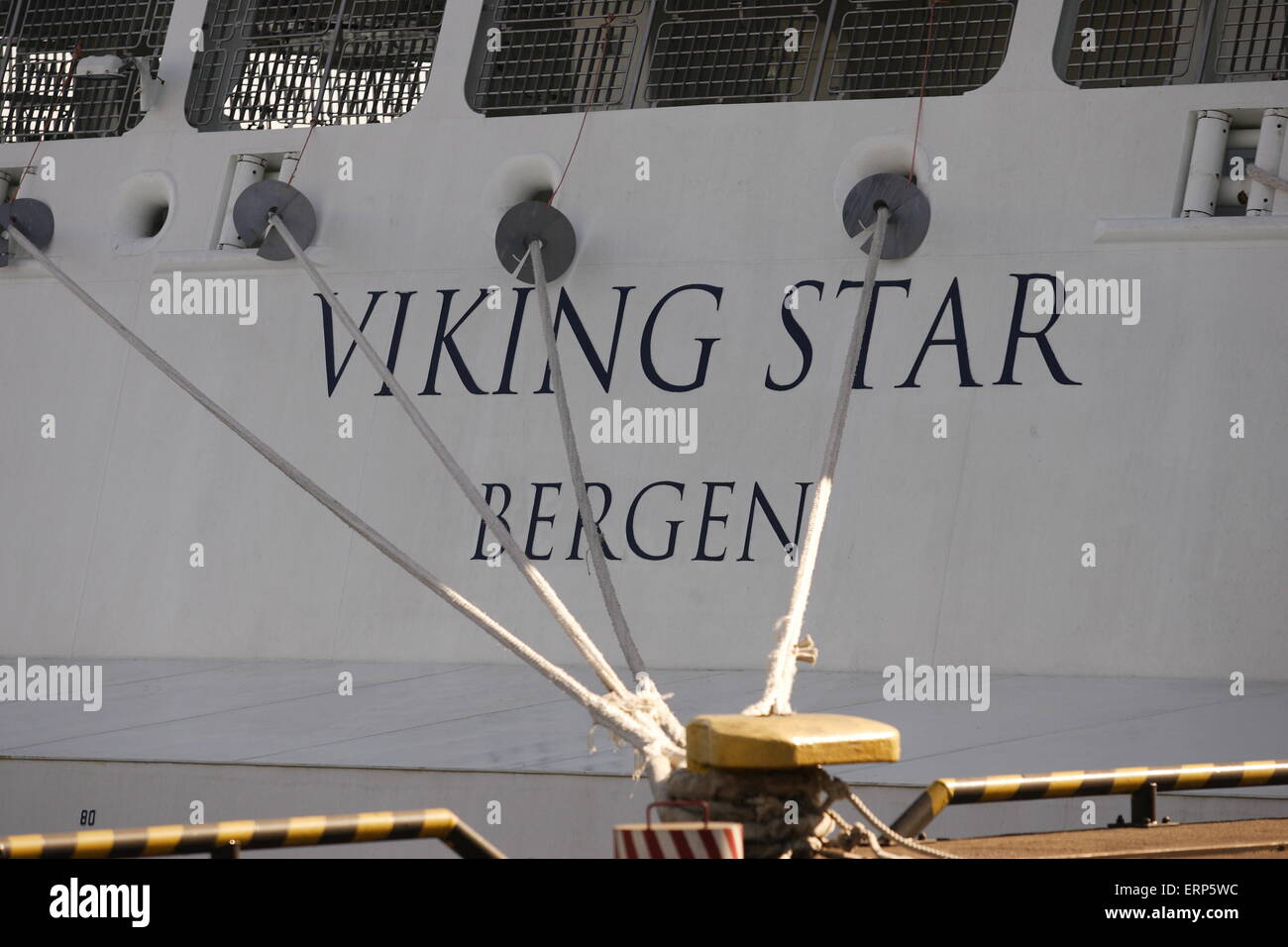 Gdynia,Poland, 6th, June 2015 The Viking Star criuse ship under the Norwegian flag sits at Gdynia port. The ship is  228 metres long and 29 metres wide. It can take 930 passangers and has 602 crew members Credit:  Michal Fludra/Alamy Live News Stock Photo