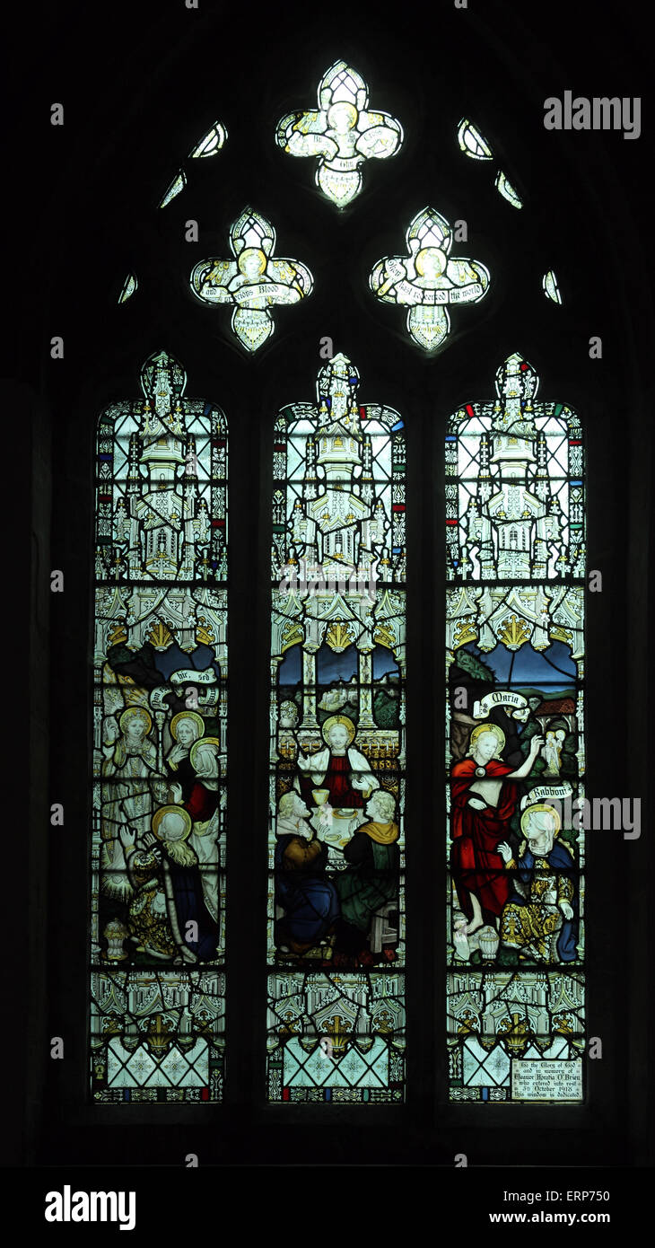 A stained glass window of 1921 by the Kempe Studios, Holy Trinity ...