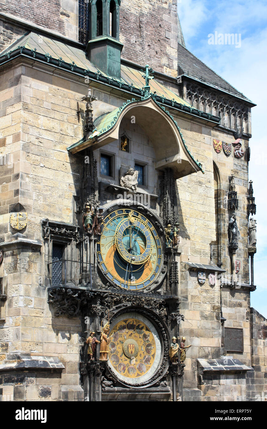 Astronomical clock in Prague Stock Photo Alamy