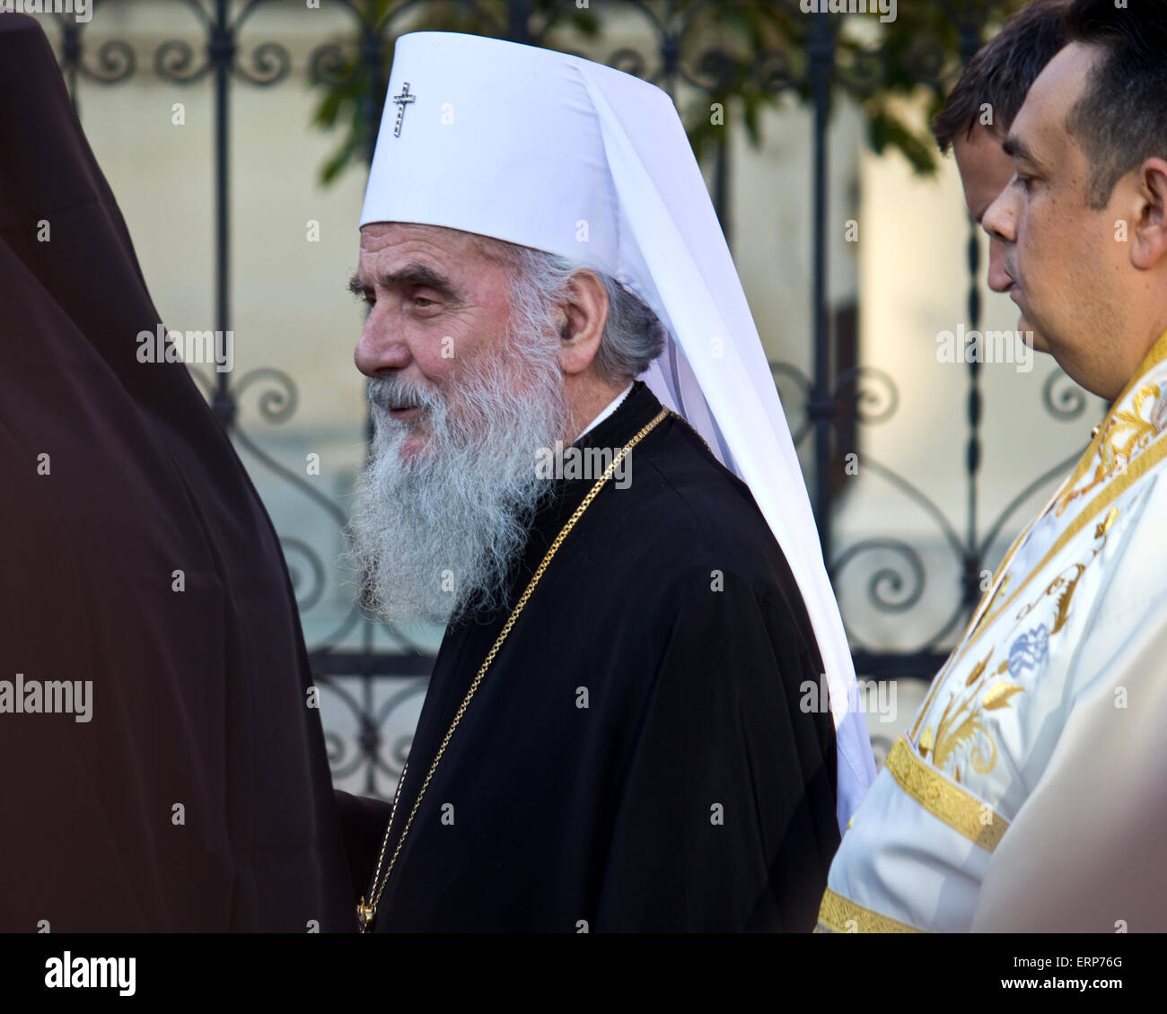 Patriarch Irinej of Serbia Stock Photo - Alamy