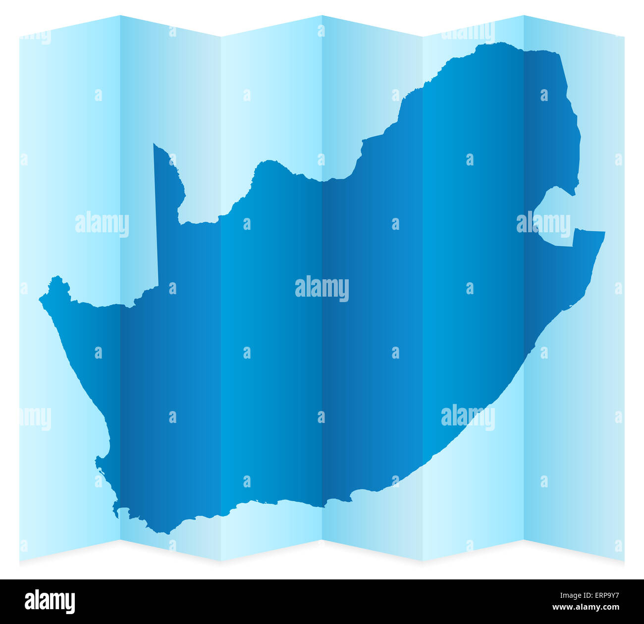 South Africa map on a white background. Vector illustration Stock Photo ...