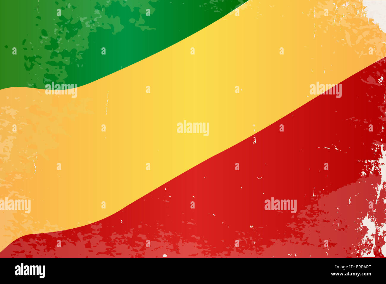 The flag of the African country of Republic of the Congo Stock Photo ...