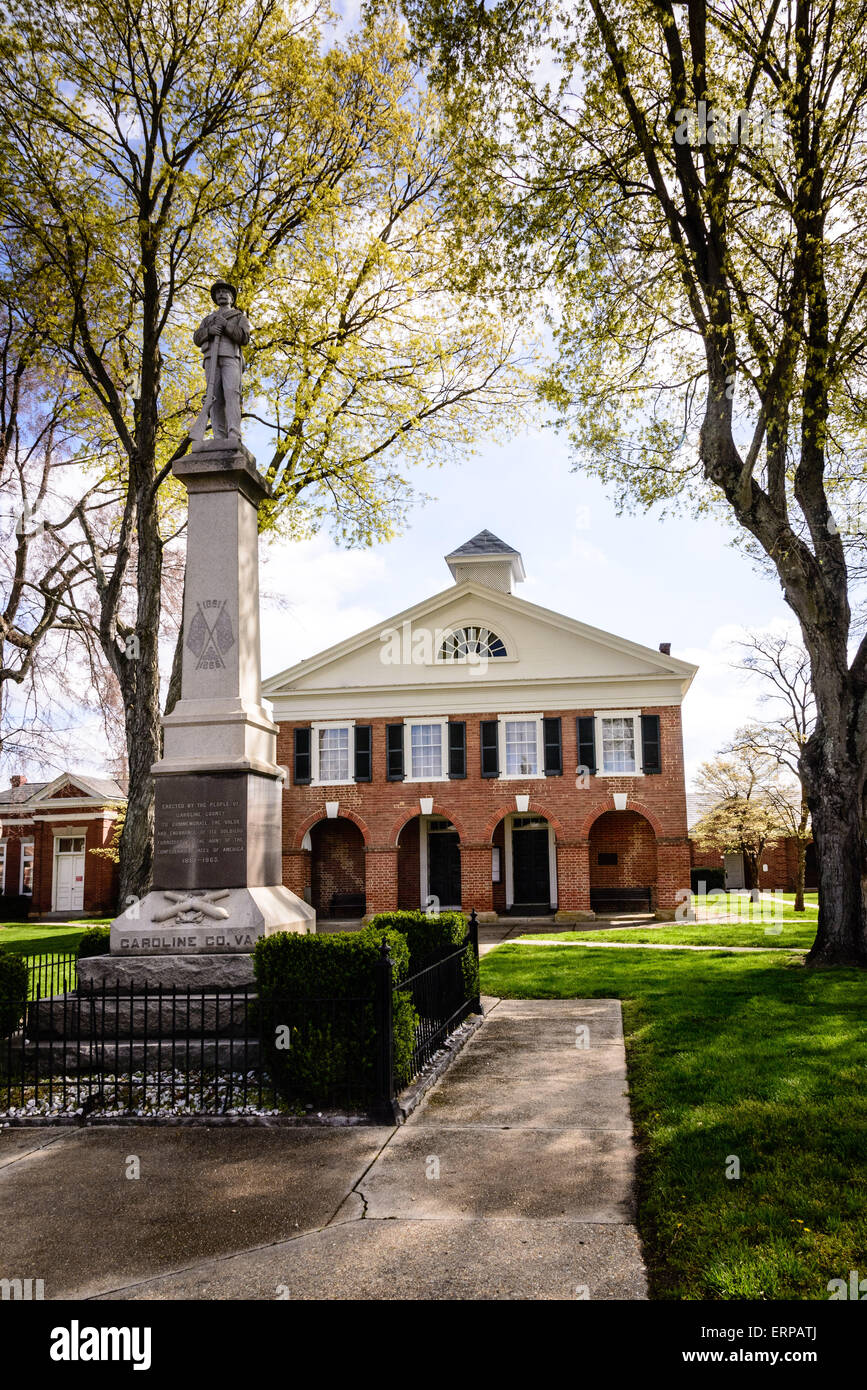 Caroline County Courthouse, Bowling Green, Virginia Stock Photo Alamy