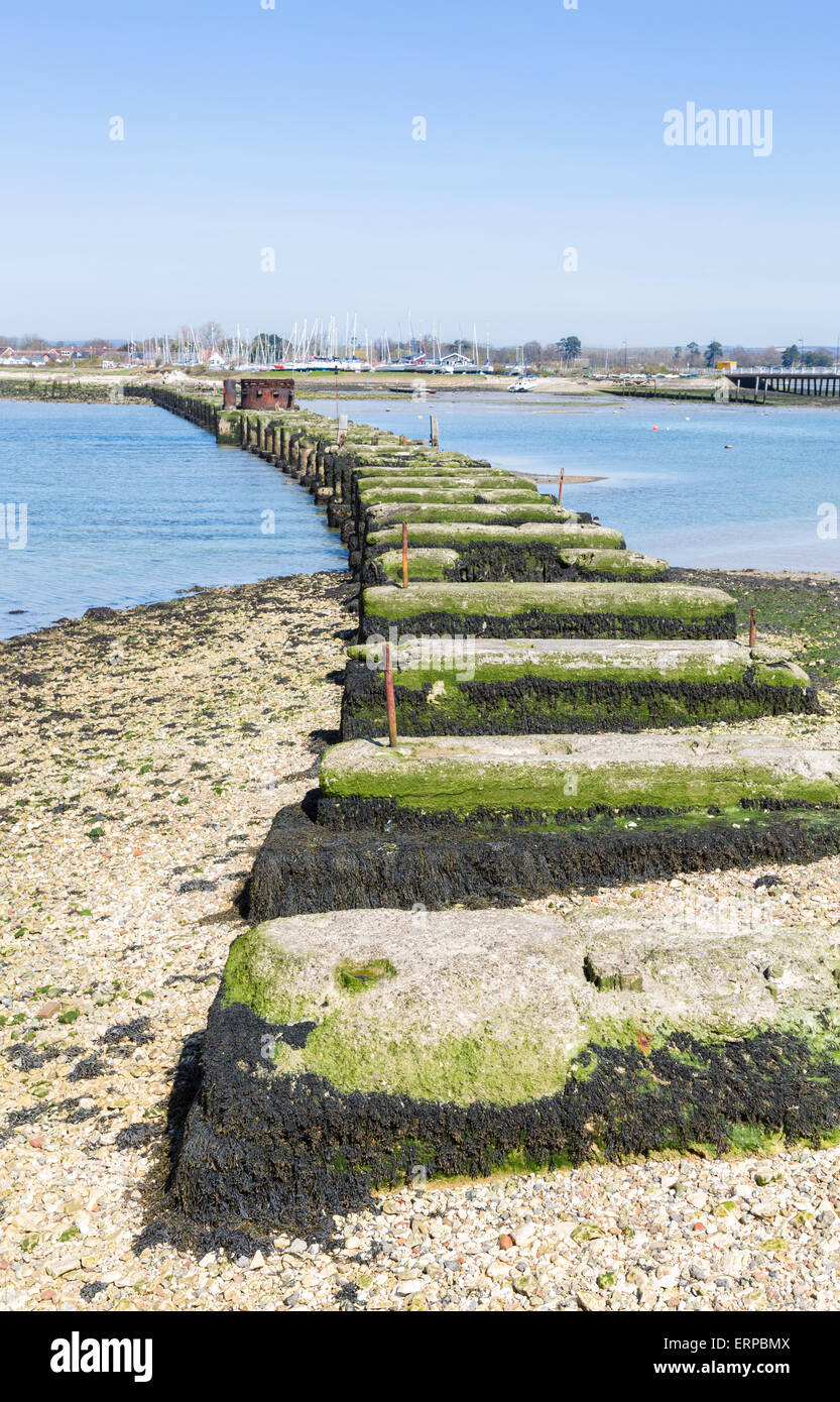 Chichester Harbour, Hayling Billy former railway bridge from Hayling