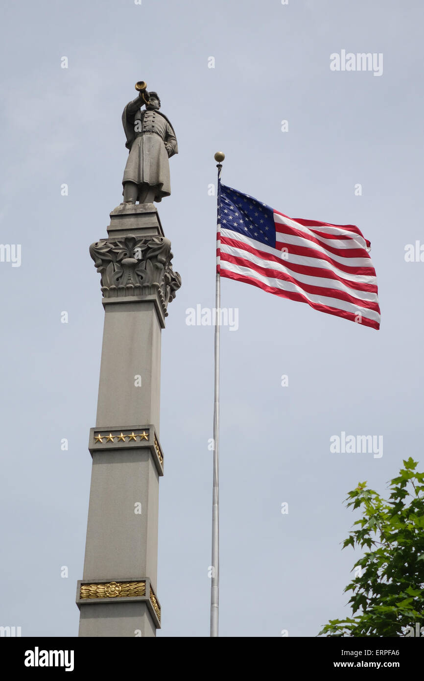 Soldiers' & Sailors' Monument for Easton area veterans killed during