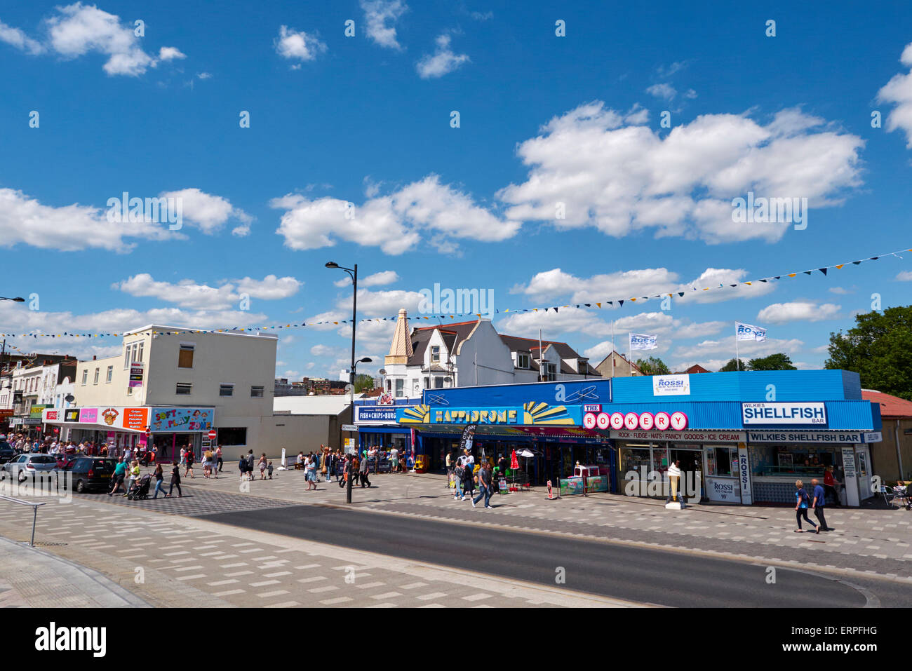 The amusements in Southend On sea. Summer 2015 Stock Photo