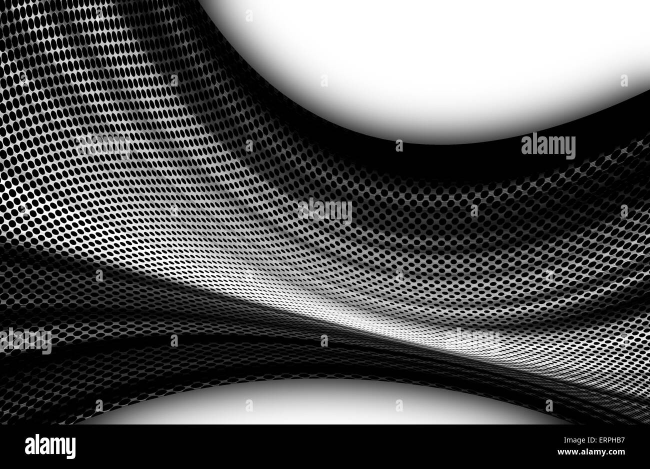 abstract black and white background and digital wave with motion blur ...