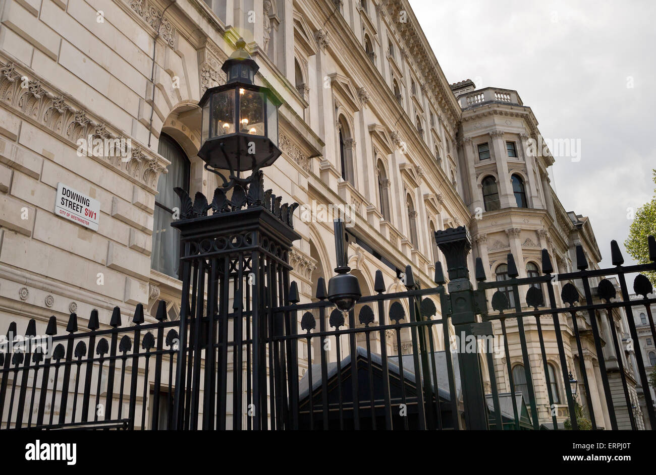 Downing Street - London, Great Britain, Europe Stock Photo