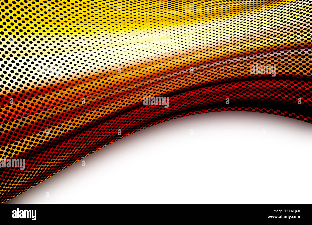abstract red and yellow background and digital wave with motion blur ...