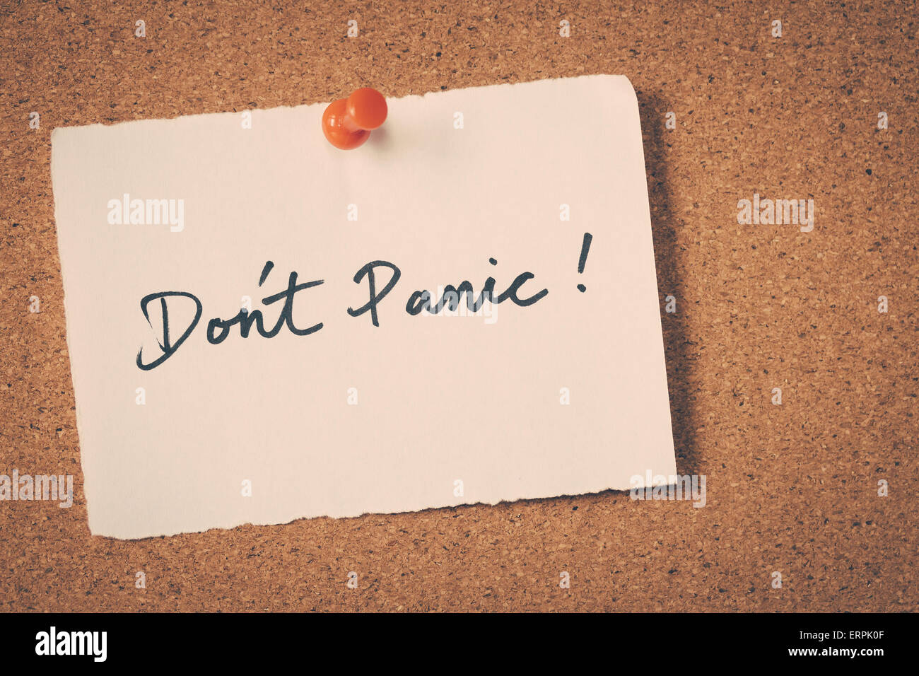 Don't panic hi-res stock photography and images - Alamy