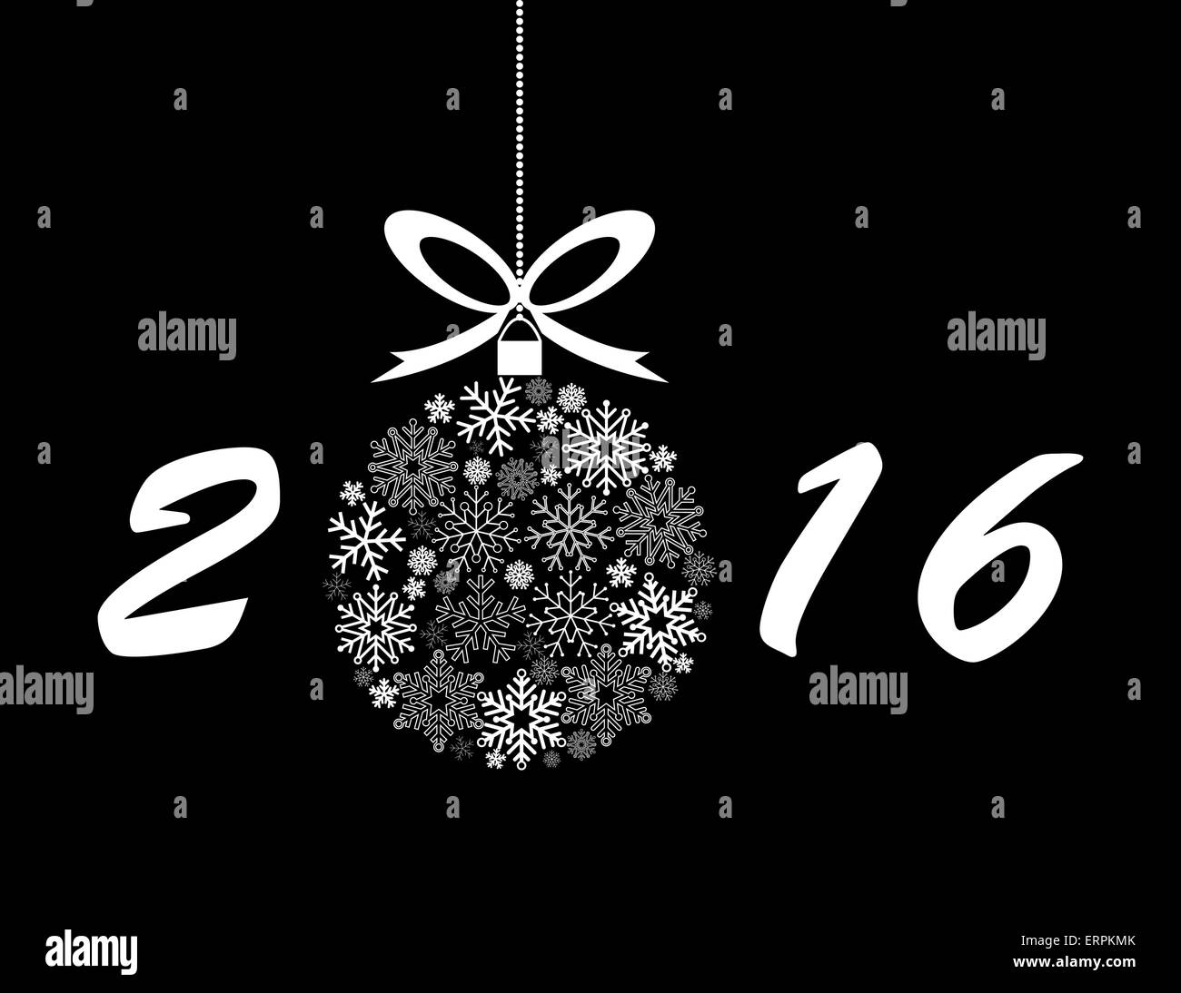 2016 Holiday Background Stock Vector